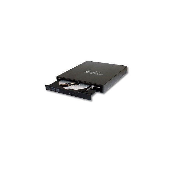 Boîtier DVD USB externe pour Pro Sata Disque dur Lecteur DVD Super Multi  Slot A Aluminium Look Argent
